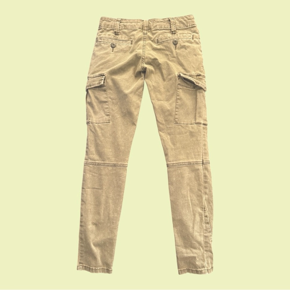 Free People Women's Green Cargo  Skinny Jeans  Size 24